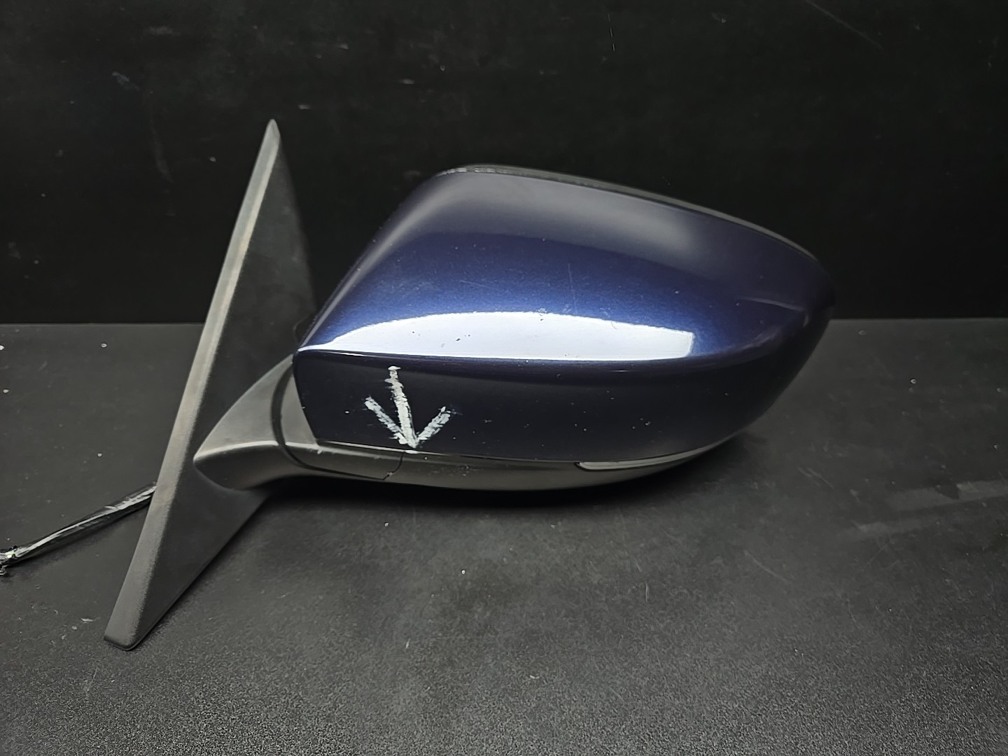 2014-2017 MASERATI GHIBLI EXTERIOR LEFT DRIVER SIDE VIEW W/CAMERA MIRROR BLUE OE