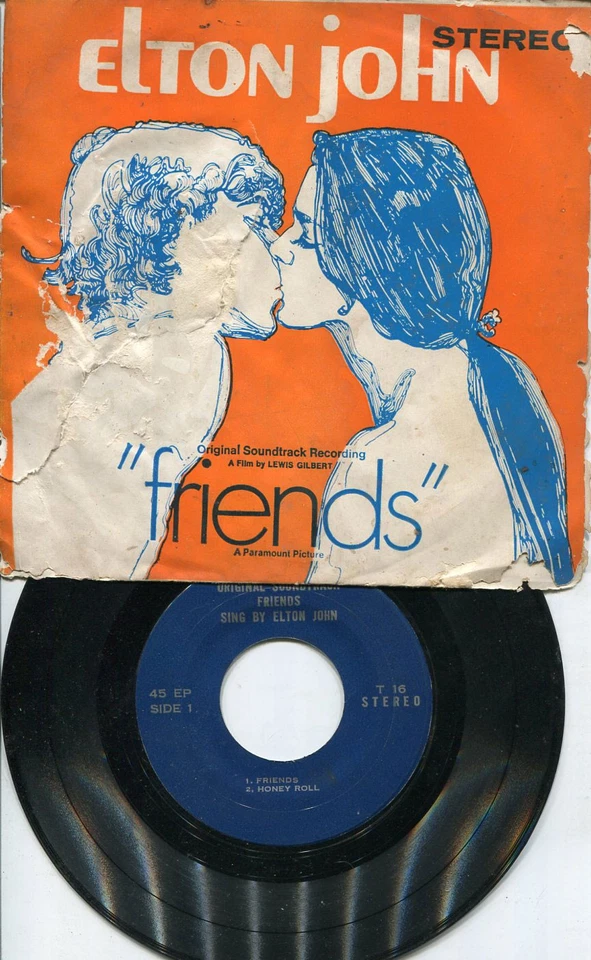 ELTON JOHN /FRIENDS /Michelle's Song / THAILAND EP 7" THAI Foto 2 de 3