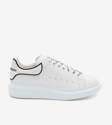 Alexander McQueen Oversize Herren Sneaker, Gr. 43 EU, weiß/schwarz, neu