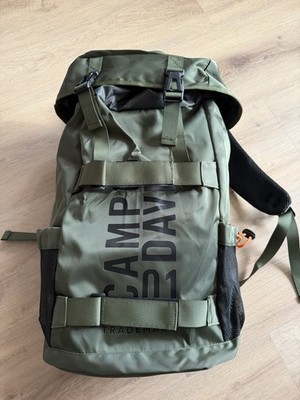 CAMP DAVID Backpack Rucksack Freizeitrucksack Grün Khaki Neu mit Etikett