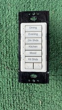 Lutron HomeWorks STWD-6BRL 6 Button Raise Lower Keypad Dimmer