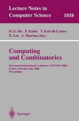 Computing and Combinatorics: 6th Annual International Conference, Cocoon 2000,