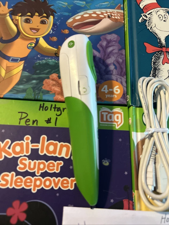Leap Frog TAG Set - Pen, 4 Books, CD, USB Cord #1 - Image 3 of 4