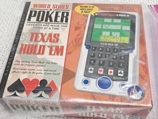 brand new World Series of Poker Excalibur Electronic Texas Hold 'Em Handheld