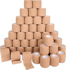 48 Rolls Self Adhesive Bandage Wrap, Vet Wrap 2 Inch for Horses Dogs Wounds C...