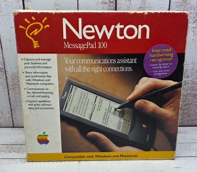 Rare Vintage 1993 Apple Newton MessagePad 100 PDA Box - Collectors Piece AS IS