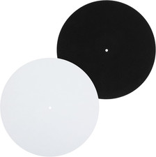 Record Player Mat, 2pcs Turntable Slipmat, 12Inch Felt Protective Platter Mat,An