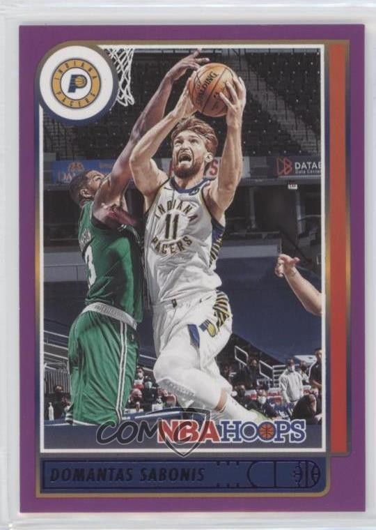 2021-22 Panini NBA Hoops Purple Domantas Sabonis #143 00jz