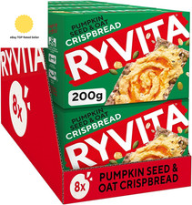 Deli Pumpkin Seed and Oat Crispbread, 200 G, Pack of 8 15.28 per kilo