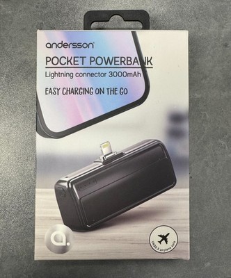 Brand New Sealed iPhone Lightnin connector Pocket power bank 3000mAh