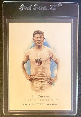 #ad #ad Jim Thorpe 2006 Topps Allen amp; Ginter#x27;s #314 Gold Medal Olympian GOAT Mint $4.99