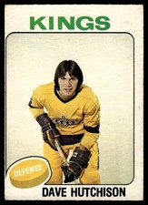 1975-76 O-Pee-Chee Dave Hutchison Rookie Los Angeles Kings #390