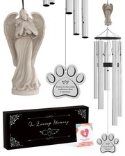 Dog Memorial Gifts for Loss of Dog - 34" Pet Memorial Wind Chimes, in Memory ...