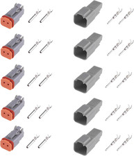 Deutsch DT 2 Pin Connector Kit Waterproof Male Female Plug Socket Quick Disc...
