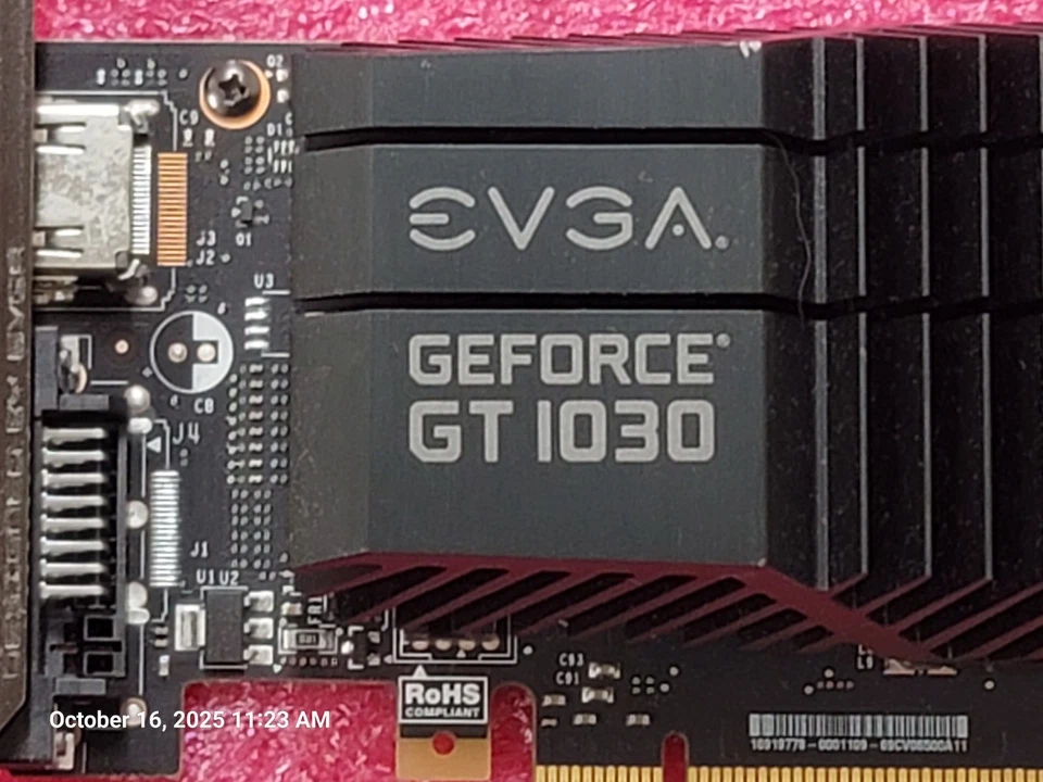 EVGA Nvidia GeForce GT 1030 2GB DDR5 Gaming Card GPU HDMI DP DVI PCI-E #AX67 - Image 2 of 4