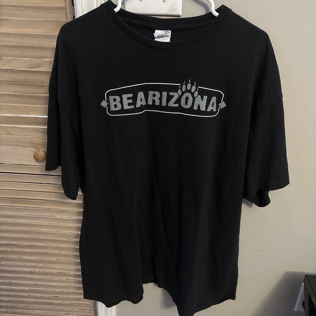 Delta Pro Weight Bearizona Logo Graphic T-Shirt Black Men's 2XL Crew Neck