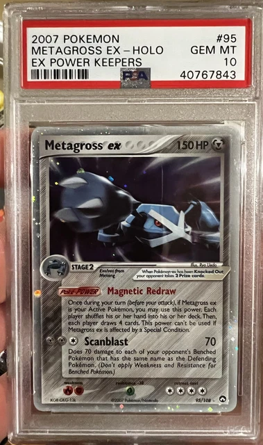 Pokemon EX Power Keepers Metagross ex 95 PSA 10