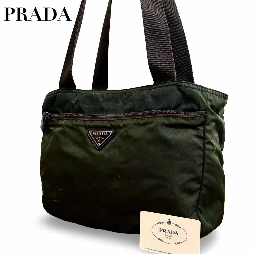 PRADA Totes Green Bags & Handbags for Women for sale | eBay