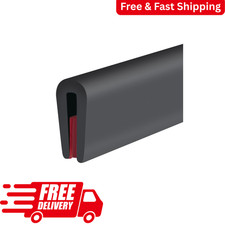 Rubber Edge Trim 10ft Self-Adhesive EPDM U Channel 1/16" Sheet Metal Fast Ship