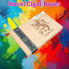 Liga Privada Flying Pig No9 Empty Wooden Cigar Box 10x6.5x1