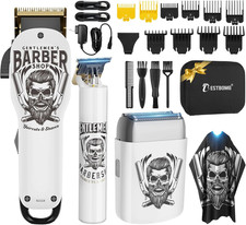 Tagliacapelli Uomo Professionale Macchinetta per Capelli Senza Fili, Regolabarba