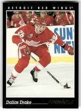 1993-94 Pinnacle Canadian #28 Dallas Drake Detroit Red Wings Rookie