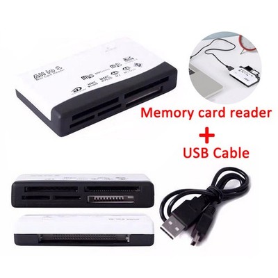 For Micro SD SD XD CF M2 and MS TF card Multifunction Memory Card Reader US