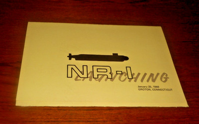 '' NR-1''-US Navy Nuclear Research Submarine Launching Program Pamphlet  1 /25/69