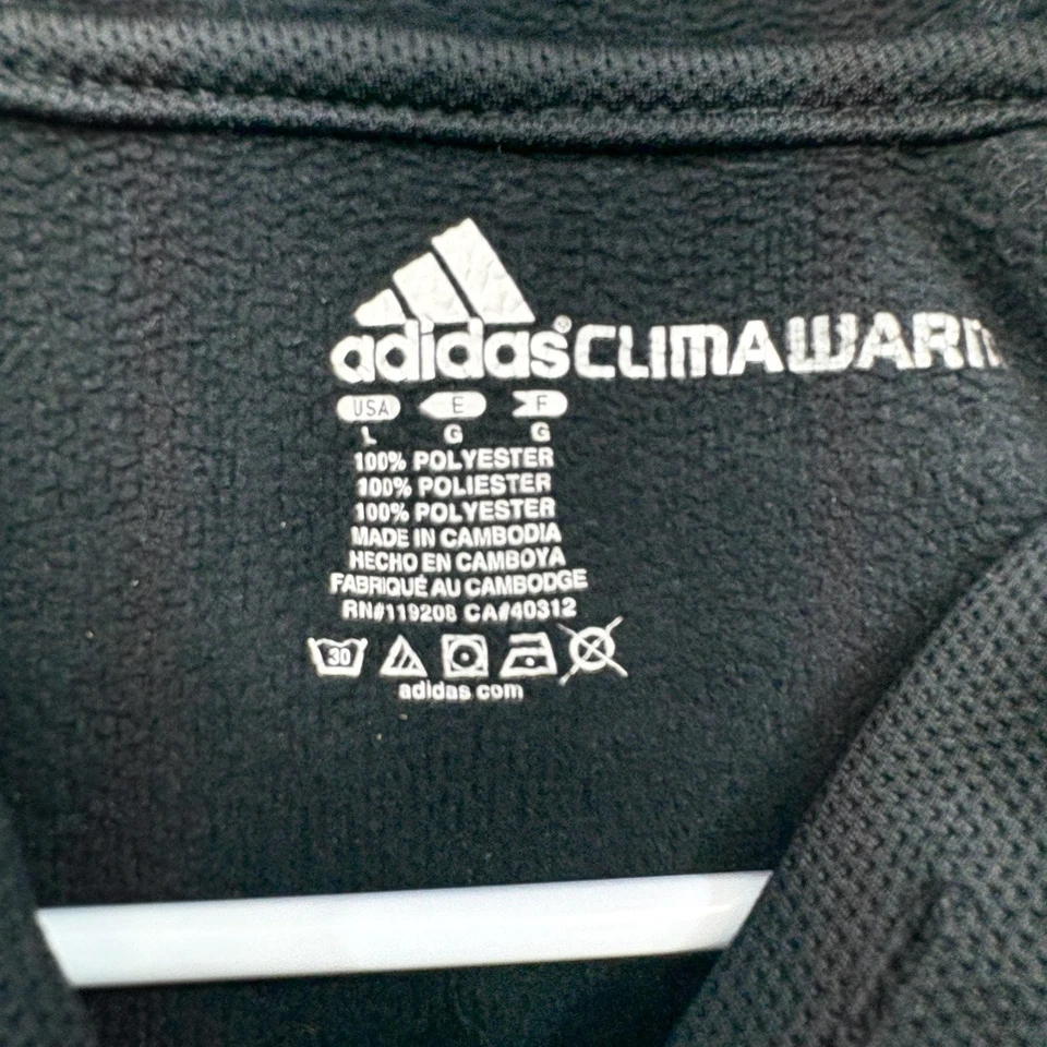 Sudadera con Capucha Chicago Bulls Para Hombre Grande Negra Adidas ClimaWarm NBA Pullover Baloncesto Foto 3 de 4