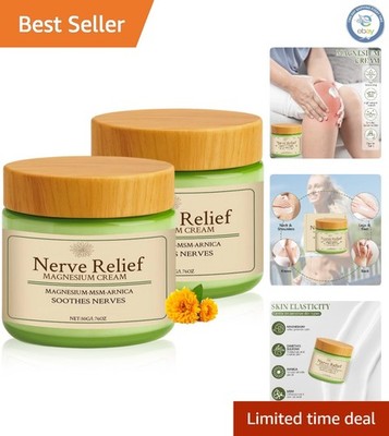 Total Relief Muscle Cream - 2PCS Travel-Friendly MSM & Arnica Formula, 50g Each