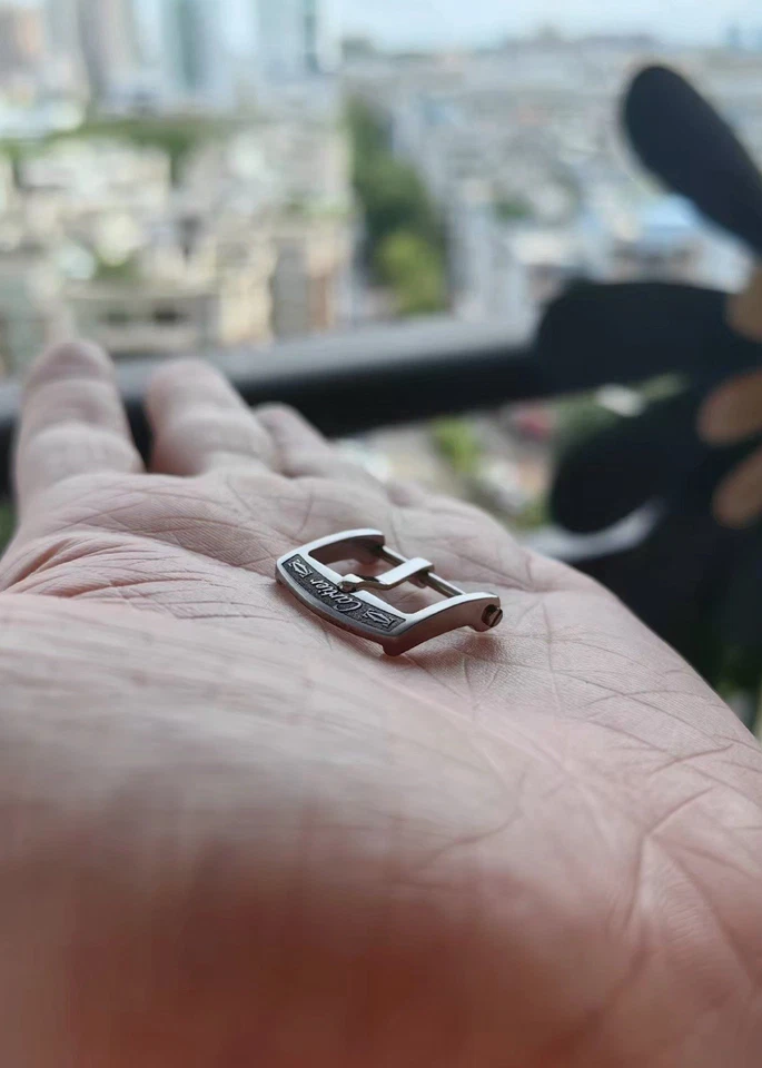 卡地亚原装复古不锈钢扣 16 毫米瑞士制造 — 第 3/4 张图片