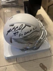 Brent Celek Autographed ICE Helmet With “Fly Eagles Fly” Inscription. No COA