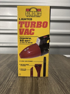 #ad Simoniz Lighted Turbo Vac $8.99