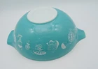 Pyrex Blue Hot Balloons 4QT Cinderella Bowl Mixing  #444 Vintage