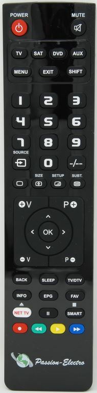 SimplyAll Telecomando compatibile con la Grundig ST70-655-8FT