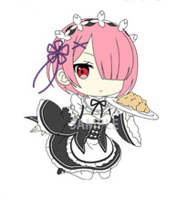 Re:Zero kara Hajimeru Isekai Seikatsu Ram Rubber Phone Strap