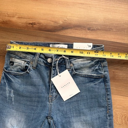 Jeans skinny alla caviglia nuovi con etichette Kancan taglia 26 - Foto 11 di 19