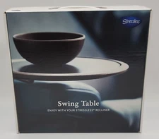 Ekornes Stressless Swing Table  - *BRAND NEW* -  Brown Stain 