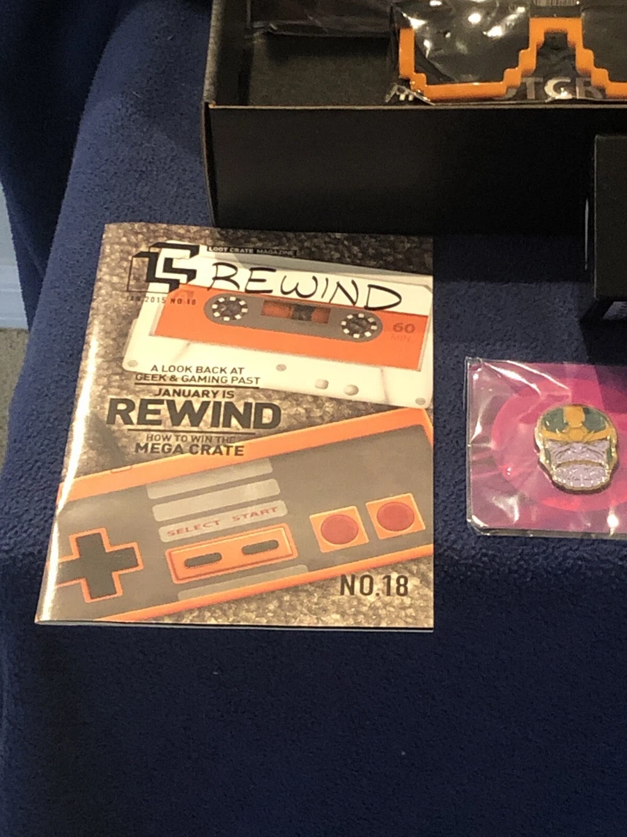 Loot Crate No. 18 Rewind Nintendo Voltron 8 Bit Retro