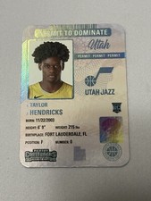2023-24 Contenders Permit to Dominate SSP Case-Hit Taylor Hendricks RC Utah Jazz