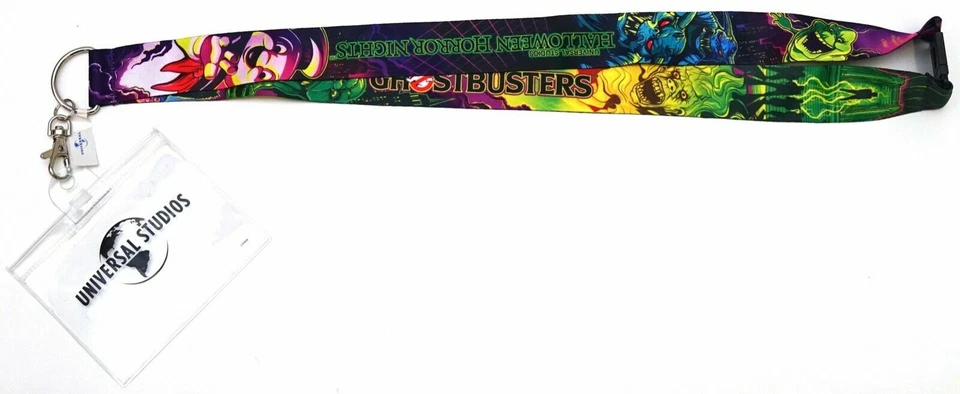 Universal Halloween Horror Nights 2019 HHN29 Ghostbusters Lanyard Lote Disponible Foto 2 de 2