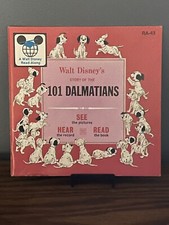 Vintage Walt Disney  s 101 Dalmations Read-Along Book 1976 Book Only