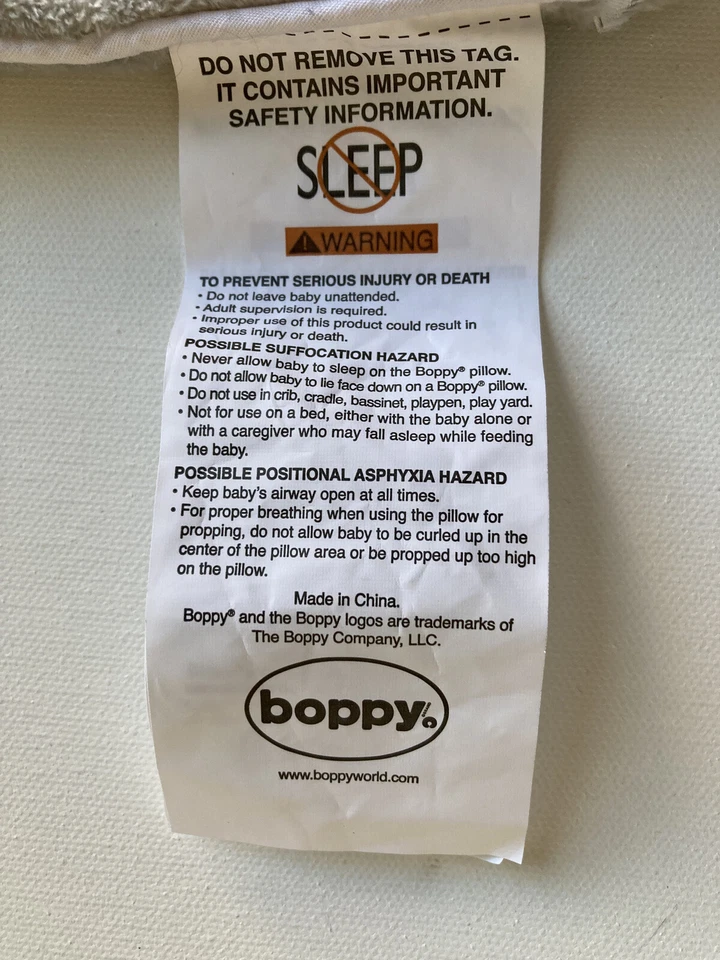 Pottery Barn Kids CRUZ mono Solid Gray Boppy Bare Naked Nursing Pillow Cover BB — 第 4/4 张图片