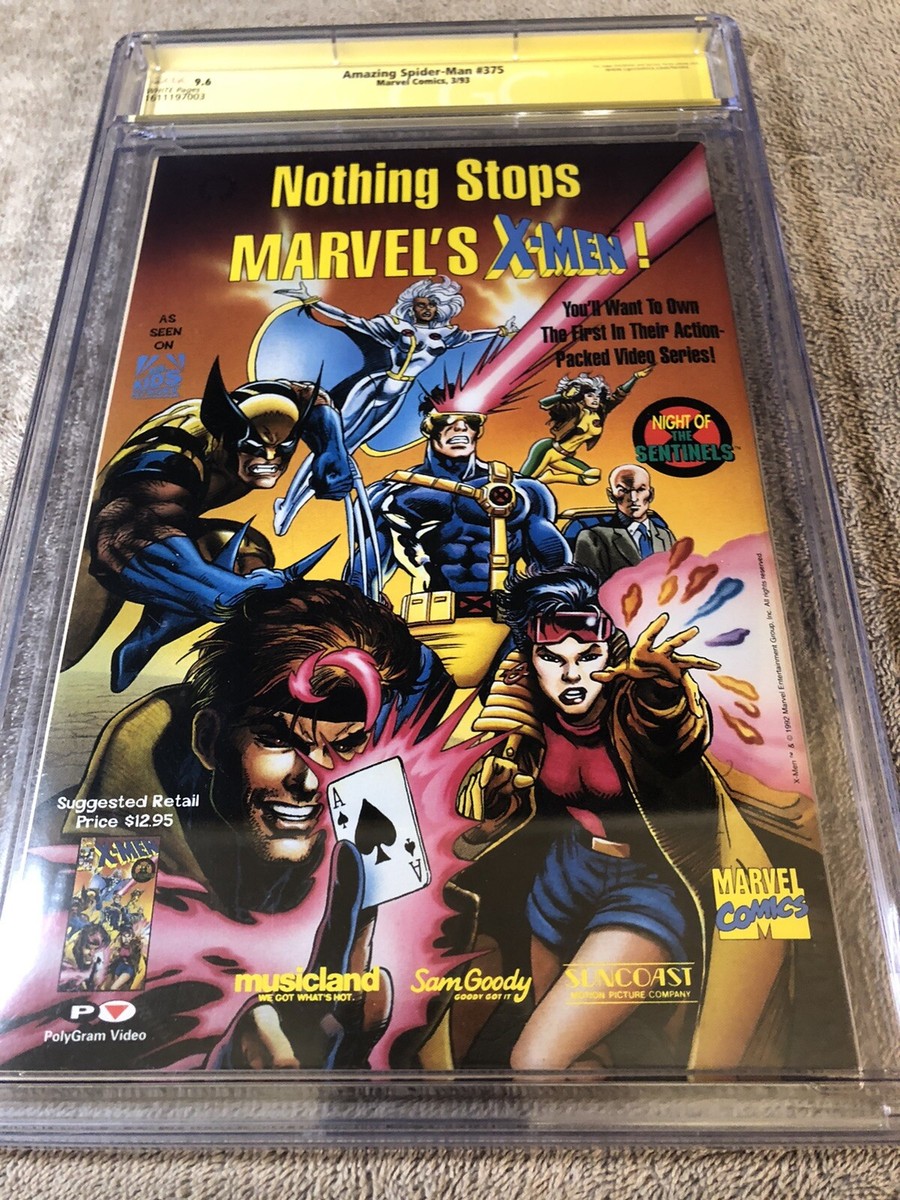 Amazing SPIDER MAN 375 CGC 4XSS 9.6 McFarlane vs Venom Gold