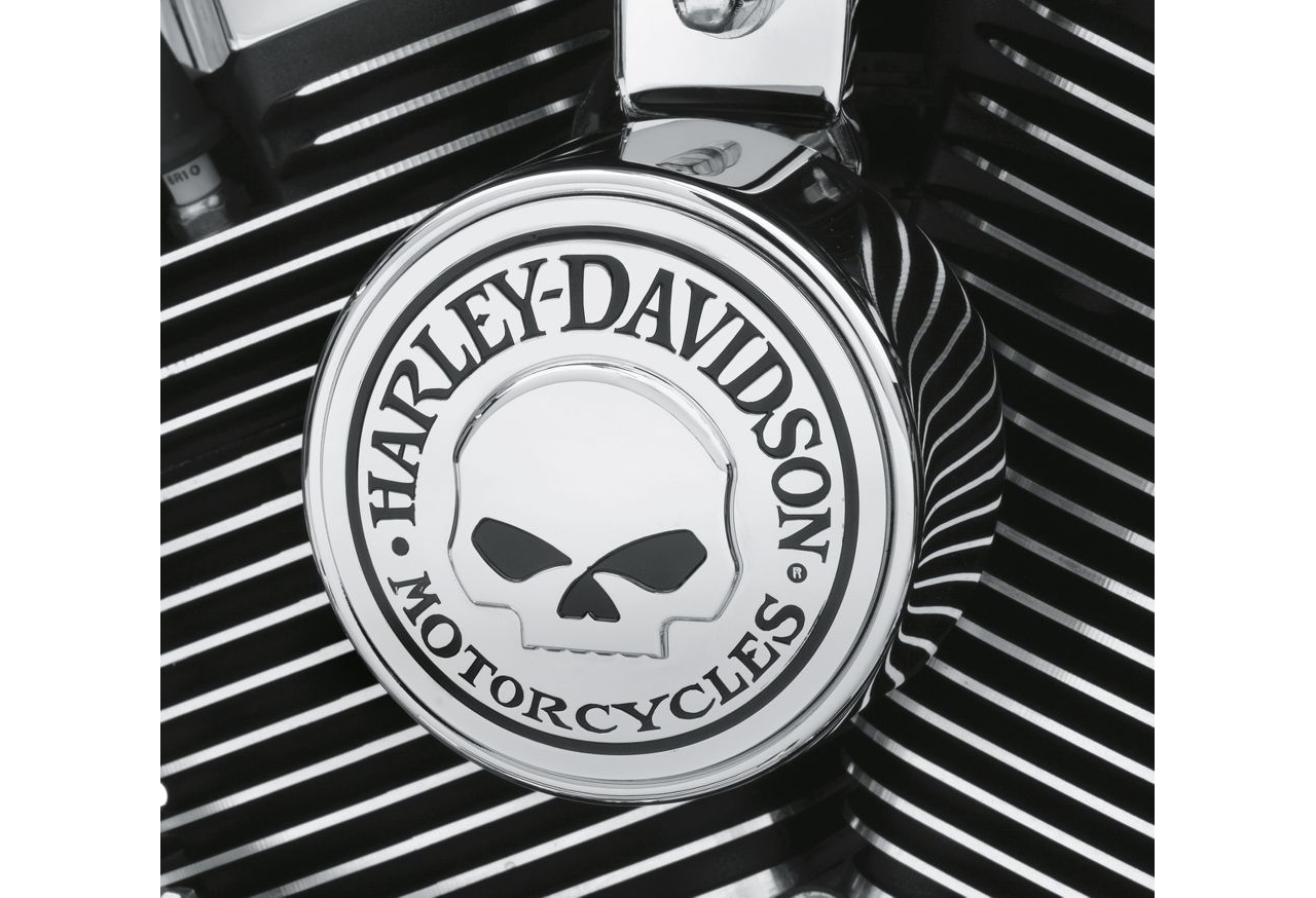 Harley Davidson 61300622 Willie G Skull Horn Cover Sportster Dyna Softail eBay
