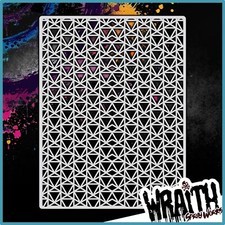 Geo Pattern #1 - Reusable Airbrush Stencil Te...