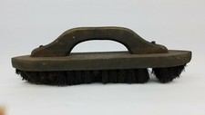 Antique Horsehair Shoeshine Brush  10.5"