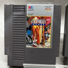 Nintendo Lot NES Game, Double Dribble, Monopoly, Wheel Of Fortune, California +1