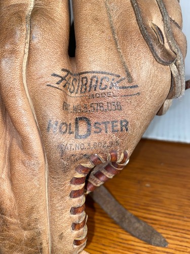 Vintage JOE RUDI MODEL GJF7 RAWLINGS BASEBALL LEATHER GLOVE- X2 - Picture 12 of 12