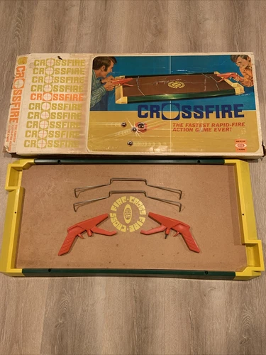Vintage 1971 Ideal Crossfire The Fastest Rapid Fire Action Game